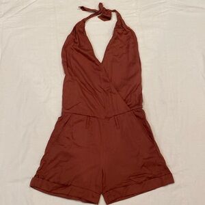 Romper, halter top romper, London Jean